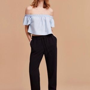 Aritzia Wilfred Free Off the Shoulder Blouse